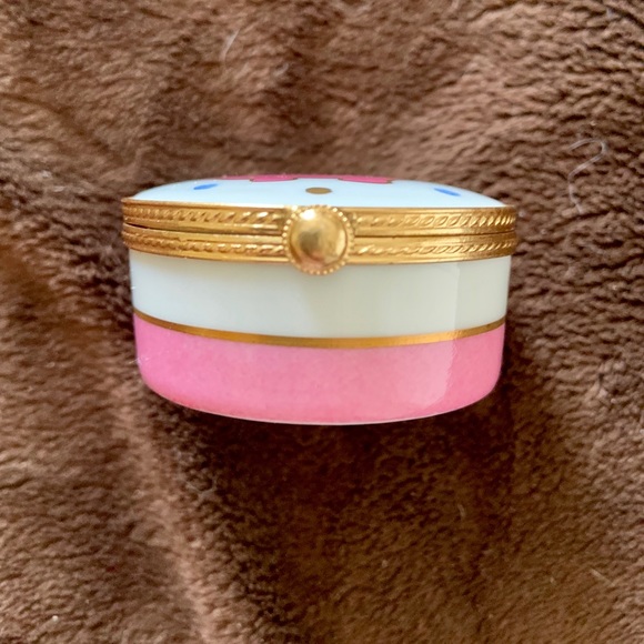 Tiffany & Co. Limoges France Pink Pig Trinket Box - Picture 3 of 6